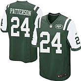 Nike Men & Women & Youth Jets #24 Patterson Green Team Color Game Jersey,baseball caps,new era cap wholesale,wholesale hats